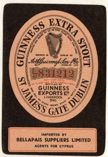 Guinness Label 21 Cyprus